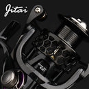 JITAI 2022 Spinning Reel with Free Spool Lightweight CNC Aluminum Spool 10+1BBs Saltwater Wheel Carp Fishing Reels Carretilha