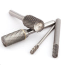 Wolframstahl-Rotationsfräser 1 Stück Kugelnut mit Klinge oben Hartmetalllegierung Zylindrischer Fräser Säulenform 3-16mm