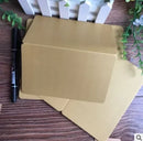 10pcs/pack DIY Blank Foldable Cards Hand Drawing Doodle Paper Cards Happy Birthday Card Greeting Cards