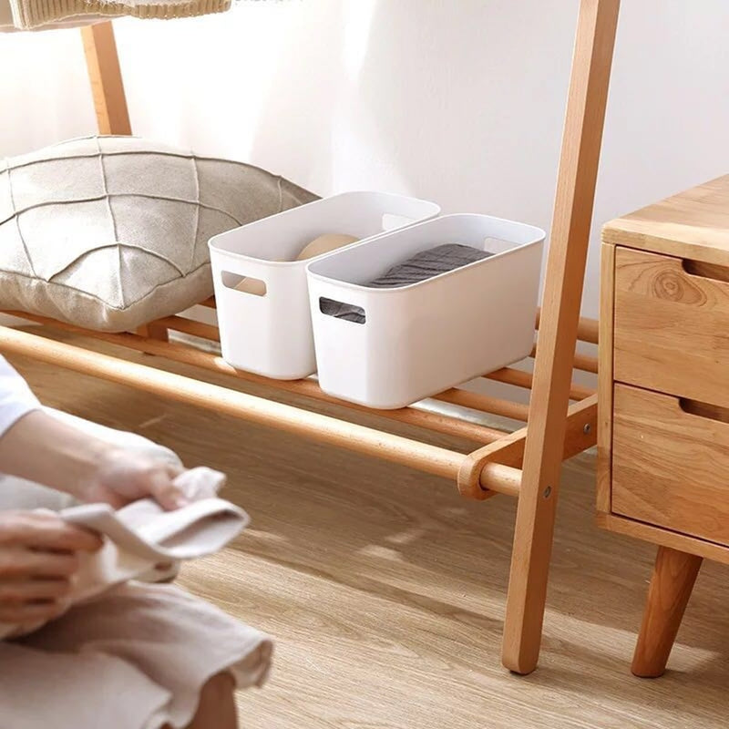 Home Laundry Basket Desktop Storage Basket Sundries Underwear Toy Storage Box Cosmetic Book Organizer Stationery Container