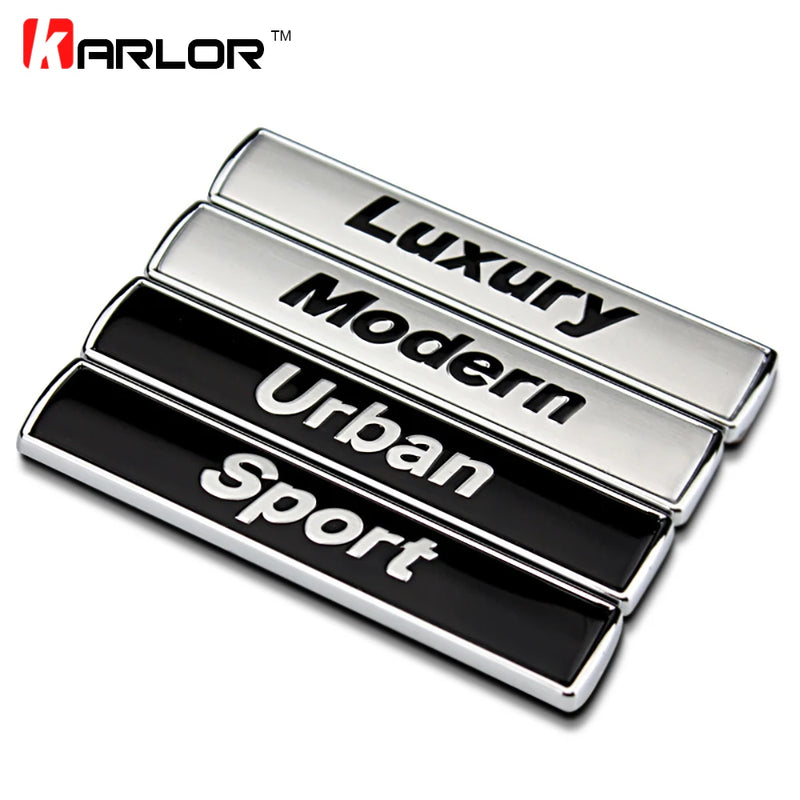 New Luxury Modern Urban Sport Refit Car Auto Fender Tailgate Emblem Badge Sticker for BMW E36 E30 E34 E39 E46 E60 E90 F10 F30