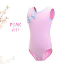 Girls Ballet Dance Leotards Chinese Knot Button Dance Wear Kids Bodysuit Red Gymnastic Leotards Toddler Swimsuit