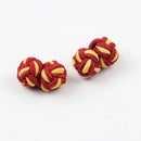 Mens Cuff Links Fashion Men's Shirt Cufflinks Trade Mixed Two Colors DIY Braided Wire Buckle Cuff Link