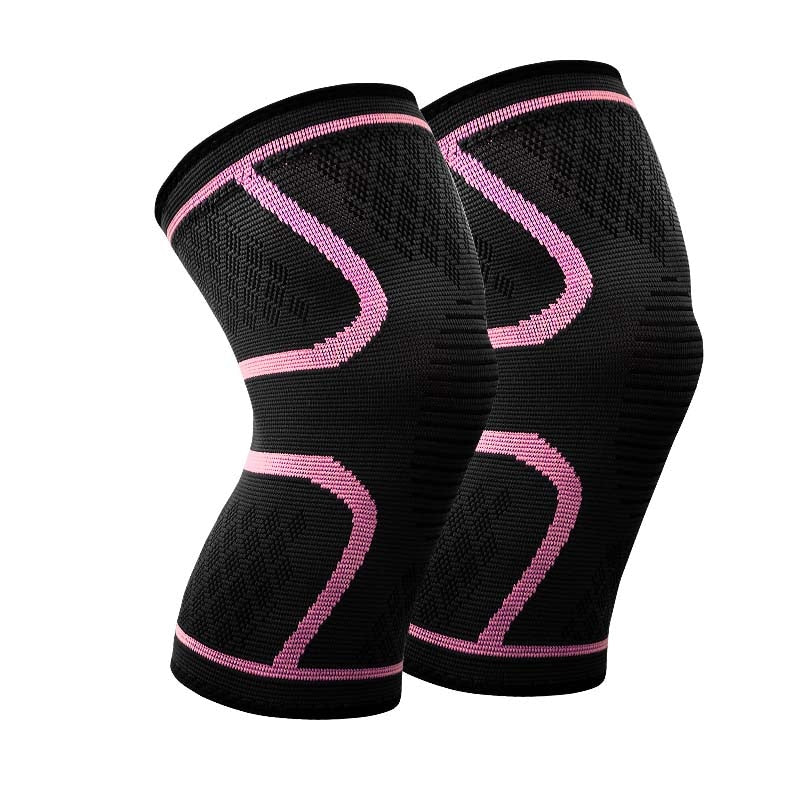 1 Pair Nylon Elastic Sports Knee Pads Breathable Knee Support Brace Running Fitness Hiking Cycling Knee Protector Joelheiras