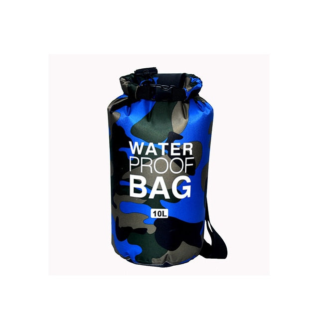 Waterproof Swimming Bag Dry Sack Camouflage Colors Fishing Boating Kayaking Storage Drifting Rafting Bag 2L 5L 10L 15L 20L 30L