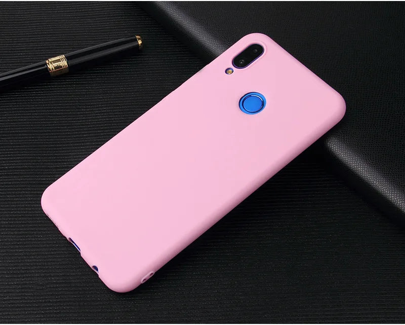 Matte Colorful Soft Silicone TPU Case For Huawei Nova 2i 2 Plus Nova 3 3i 3e Huawei P smart 2019 P10 P20 lite P30 Pro Cover case
