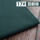 50*130cm Fabric Drape Cotton And Linen Double Gauze Crepe Baby Clothes Fabric Ladies Skirt Sleepwear Fabrics