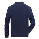 DIMUSI Herrenjacken Frühling Herbst Lässige einfarbige Mäntel Herren Sportbekleidung Baseball Slim Jacken Herren Bomberjacken 4XL,YA845