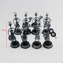 8 Stück Kunst Home Dekoration Handwerk 8 Frauen Band Metall Handwerk Ornamente für Musikliebhaber Heim Möbel leere Raum Dekoration