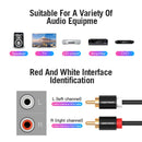 Vention 2 RCA to 2 RCA Cable Male to Male Audio Cable for Home Theater DVD Amplifier TV 1m 2m 3m 5m Cable RCA Gold-Plated Cabo
