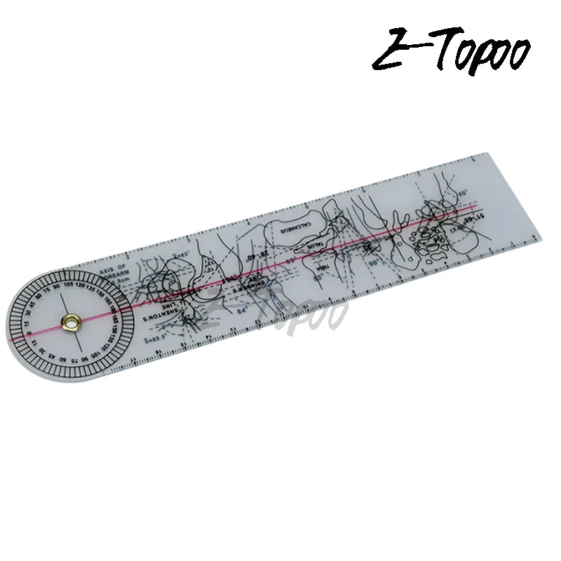 8inch Goniometer Angle Medical Ruler Rule Joint Orthopedics Tool Instruments Plastic protractor