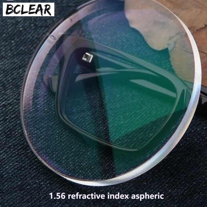 BCLEAR 1.56 Aspheric Prescription Lenses Hmc UV TCM Optical Lens Diopter Myopia Reading Presbyopia Astagmatism Spectacle Glasses