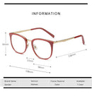 Brillenfassung Damen Brillen Computer Sehstärke Myopie Optisch Für Damen Brillen Durchsichtige Gläser Acetat Brillenrahmen RS463