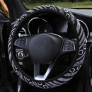 YOSOLO Linen Universal Elastic Car Steering Wheel Cover Ethnic Style Car Accessories