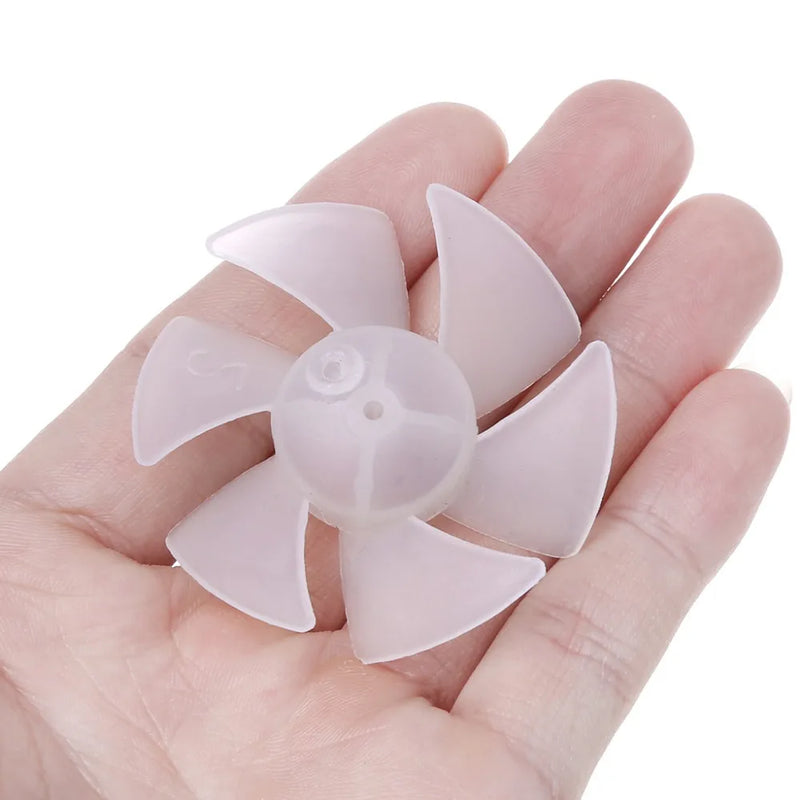 Small Power Mini Plastic Fan Blade 4/6 Leaves For Hairdryer Motor