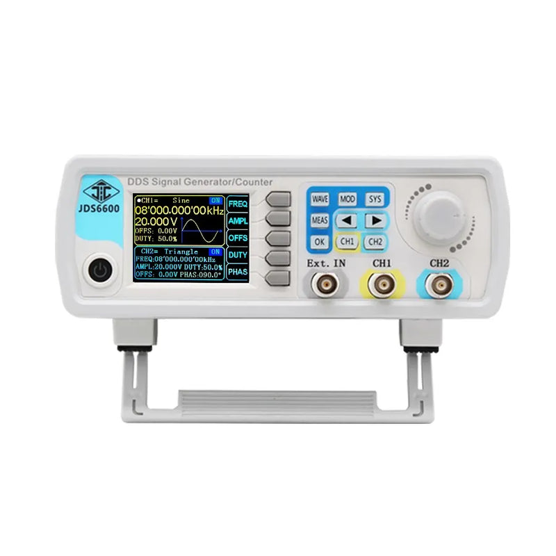 JUNTEK JDS6600-60M60MHz DDS Function Signal Generator Digital Control Dual-channel Frequency meter Arbitrary waveform generator