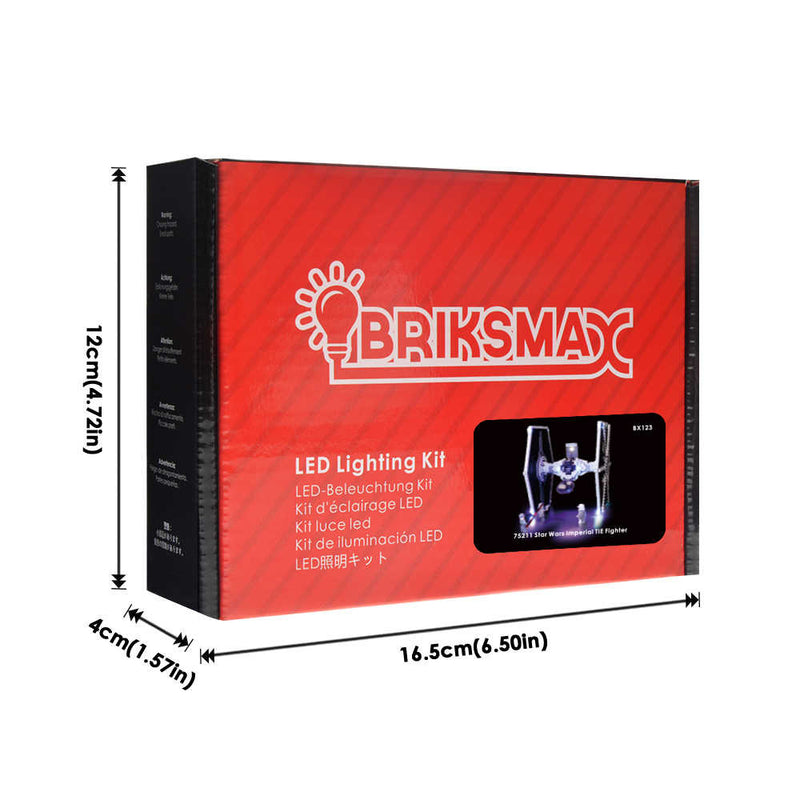 BriksMax Light Kit For 75211 Imperial TIE Fighter , (NOT Include The Model)