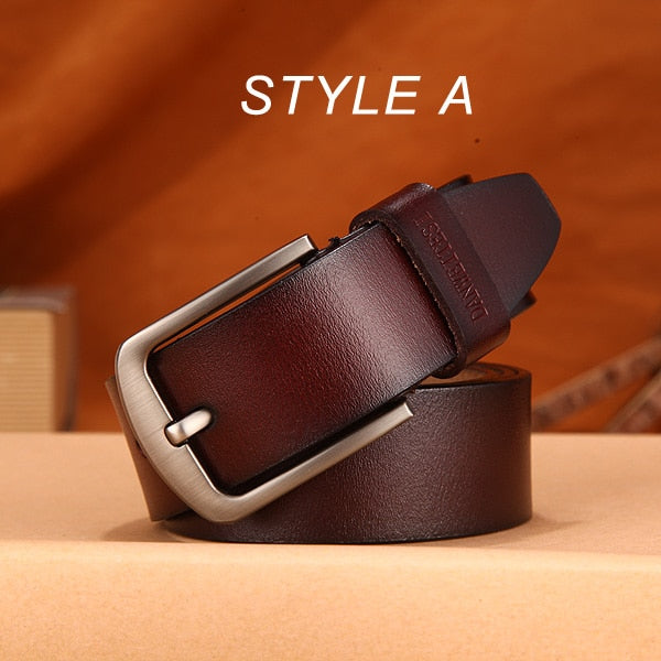 [DWTS]belt male leather belt men male genuine leather strap luxury pin buckle belts for men belt Cummerbunds ceinture homme