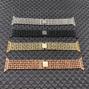 Armband für Apple Watch 38mm 40mm 42mm 44mm 41mm 45mm 49mm Perlen Metallarmband iWatch Armband Serie 3 4 5 6 7 SE 8 Ultra