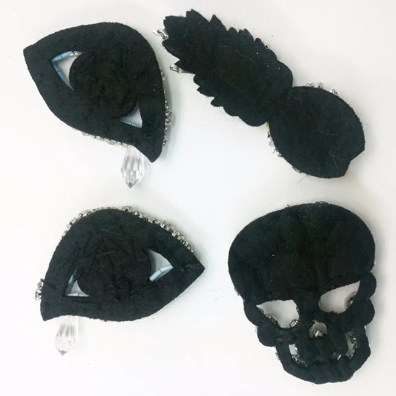 Beaded Applications for Clothes Beaded Applique Sew On Bead Rhinstone Patch For DIY Shoes Bags