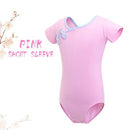 Girls Ballet Dance Leotards Chinese Knot Button Dance Wear Kids Bodysuit Red Gymnastic Leotards Toddler Swimsuit