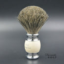 vintage hand-crafted pure Badger Hair with Resin Handle  metal base  Shaving Brush for  men's grooming kit