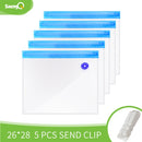 saengQ Vacuum Zipper Bags Reusable Food Storage Bags Vacuum Bag  For Handheld Vacuum Sealer BPA Free 5pcs Or 10pcs /lot