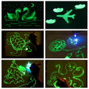 Big Size Illuminate Luminous LED Drawing Board A3 A4 A5 Draw With Light In Dark Children Kids Paint Toy DIY Educaitonal Boy Girl