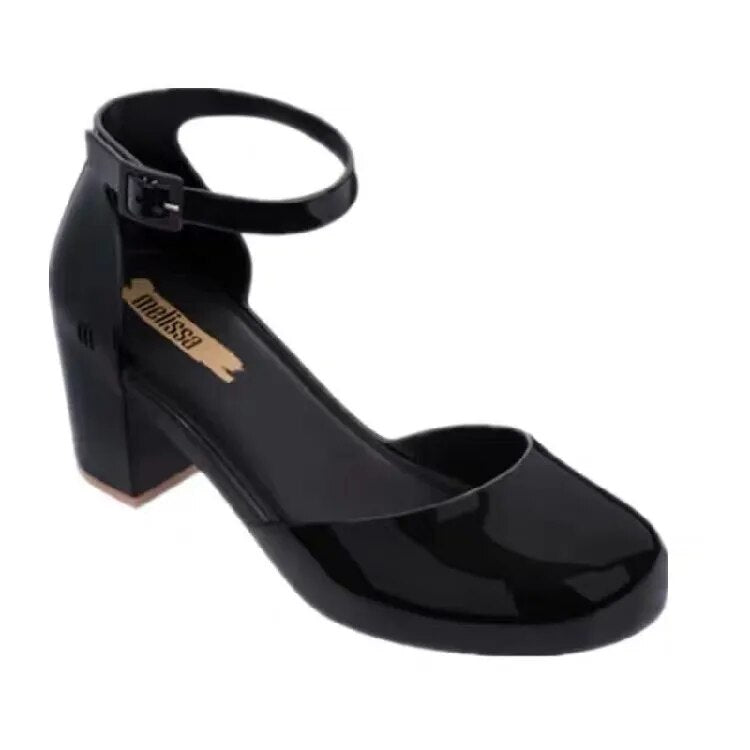 Melissa Summer Women Shoes Gladiator Buckle Strap Women's Sandals Fashion Ladies Sandals For Woman Ankle Strap Footwear