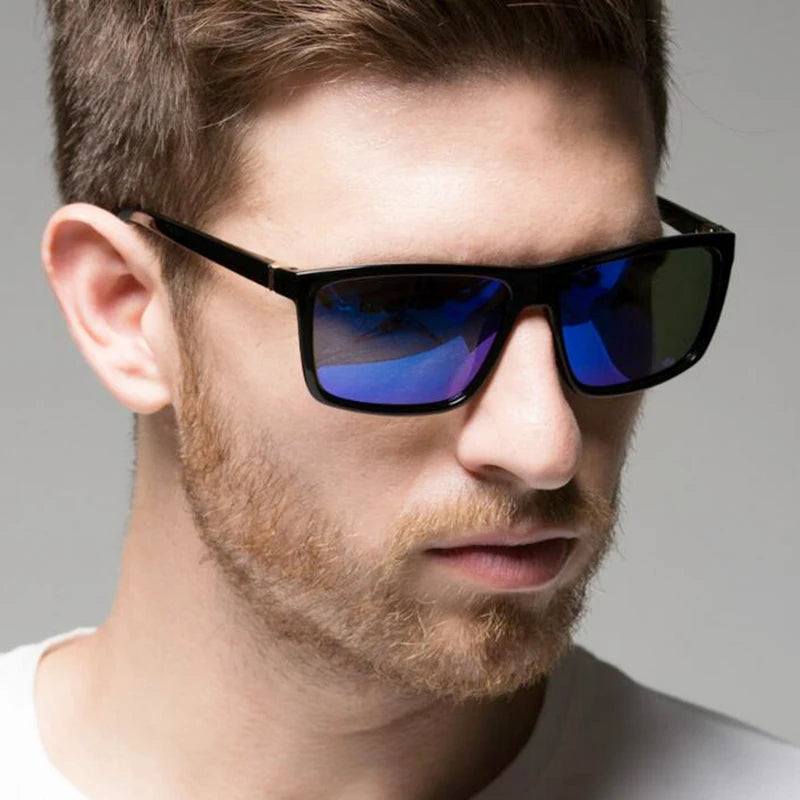 Luxury Brand Men Sunglasses Designer Fishing Shades Driving Classic Square Sun Protective Glasses Male 2019 Oculos Masculino
