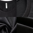 ARTKA 2018 Summer New Women PLUS SIZE 100% Cotton Solid Black White Gray T-shirts Short Sleeve Loose T-shirts S-2XL TA11586X