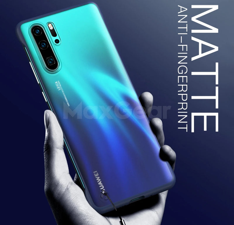 For Huawei P20 P30 Pro Lite Case Bumper Clear Hybrid Crystal Cover For Honor Mate 10 20 Pro Nova 3 3i 4 5 5i Frame Ring Coque