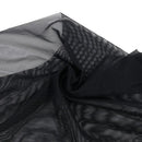 Damen Transparente Höschen Einfarbig Damenunterwäsche Sexy Höschen Mittlere Leibhöhe Nahtlose Slips Rüschen Ultralight Höschen XXXL Übergröße