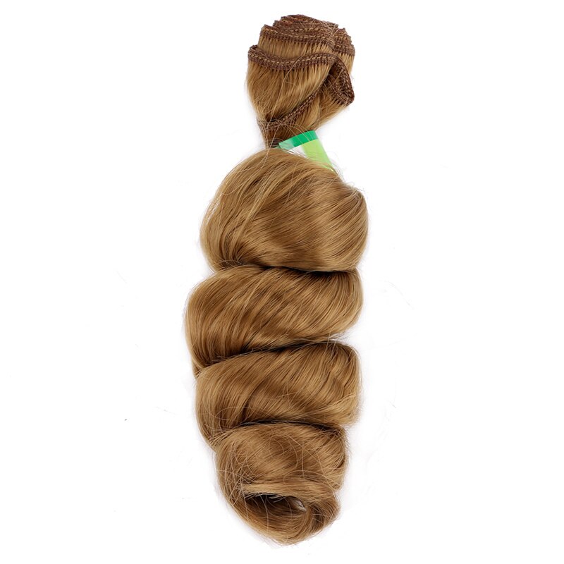 FSR Brown pink grey Color 70 G/pcs Loose wave Hair weave synthetic Hair Bundles for Black Women