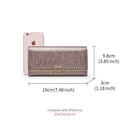 FOXER Brand Women Split Leather Wallets Female Clutch Bag Fashion Coins Card Holder Luxury Purse for Ladies Women's Long Wallet