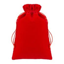 1pcs Big Velvet Drawstring Pouch Bags 20x30cm(8"x12") Jewelry Wedding Holiday New Year Christmas Party Makeup Gift Bag Black Red