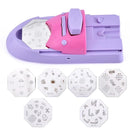 Nail Art DIY Pattern Printing Manicure Machine with 6pcs Metal Stamp Stamper Nail Tools Color Draw Polish Nail Printer Tool