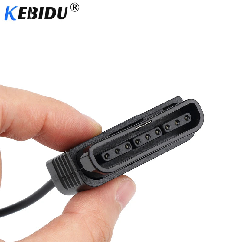 kebidu For Sony PS2 Play Station 2 Joypad GamePad to PS3 PC USB Games Controller Adapter Converter without Driver
