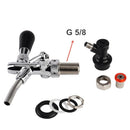 Beer Tap Faucet & Adjustable Faucet With Chrome Plating, Beer Homebrewing Tap With Ball Lock