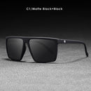 KDEAM High Performance quadratische polarisierte Sonnenbrille für Männer Frauen Kunststoff Titan TR90 Fahrsonnenbrille Kat.3 CE KD693