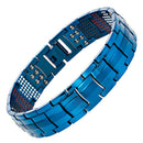 Escalus Men's Black Pure Titanium Magnetic For 4in1 Magnets Negative Ions Germanium Health Bracelets Jewelry