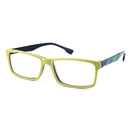 Gmei Optical T9051 Acetate Full-Rim Rectangle Green Front Frame Eyeglasses for Women and Men Spectacles Eyewear