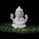 Ganesha series Home decor Buddha statues Figurines Ceramic Decoration Purple sand White porcelain Elephant Buddha