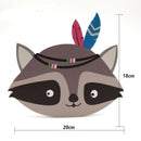 Nordische Kinderzimmer Deko Tiere Fuchs Bär 3D Wandsticker für Kinderzimmer Wandsticker Tiere Nordischer Fuchs Feder Wandsticker