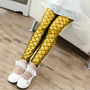 Meerjungfrau-Schuppen-Druck Frühling Sommer Kinder Baby Mädchen Leggings Skinny Kinderhose 2-12 Jahre
