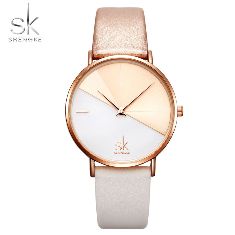 Shengke Original Design Woman Watches Creative Fashion Womens Quartz Wristwatches SK Ladies Clock Movement Montre Feminino Watch