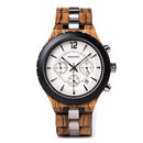 Relogio Masculino BOBO BIRD Watch Men Wood Luxury Stylish Timepieces Chronograph Military Quartz Watches Men's Great Gift