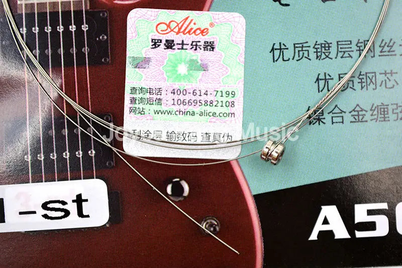 10 Pack Alice A503-009/010 in. Electric Guitar Strings E-1st Single Plated Steel String Free Shipping