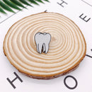 Cartoon Teeth Enamel Brooch Medical Organ Expressions Alloy Badge Denim Shirt Bag Pin Jewelry Accessories Gifts For Friends