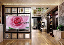 2019 new DL-A10M-66 23"-65" stainless steel LCD TV stand mounts bracket in Partition wall 360 rotate height adjust 66cm 82cm70cm